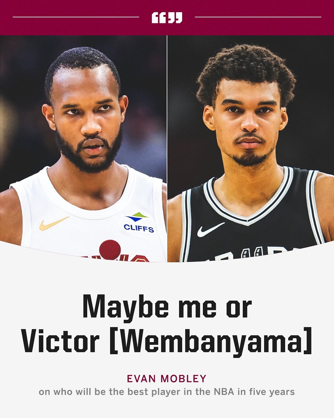 未來5年NBA最好的球員會是誰？莫布里：可能是我或者文班亞馬